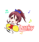 ミニ・チアガール・ダンシング（個別スタンプ：8）