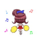 ミニ・チアガール・ダンシング（個別スタンプ：23）