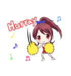 ミニ・チアガール・ダンシング（個別スタンプ：26）