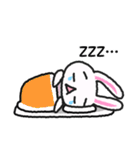 ウサギは寂しいとどうなるの？（個別スタンプ：16）