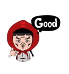 Little girl in Riding Hood（個別スタンプ：15）