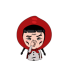 Little girl in Riding Hood（個別スタンプ：27）