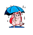 ピンクのハリネズミ（個別スタンプ：13）