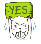 Mr. Alpaca（個別スタンプ：10）