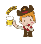 チャーミングなカウボーイのビル（個別スタンプ：14）