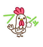 ねぼすけ鶏こっくりこっこ（個別スタンプ：36）