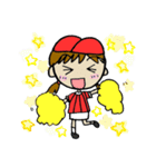 野球女子（個別スタンプ：21）