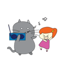 Cat Berm ＆ Tidkib（個別スタンプ：17）