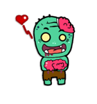 Nong Mik - the cute zombie - and friends（個別スタンプ：4）