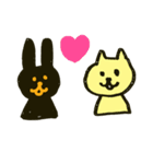 なんてことないただの黒うさぎ（個別スタンプ：31）