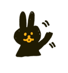 なんてことないただの黒うさぎ（個別スタンプ：32）