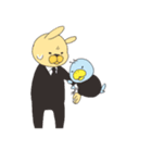 出来るアイツと、駄目なオレ（個別スタンプ：23）