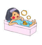 バレリーナの現実（個別スタンプ：34）