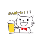 ちょうねくたいのねこ（個別スタンプ：6）