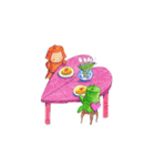 アマンダ ＆ ポール スタンプ（個別スタンプ：34）