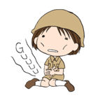 えりちゃん＆ゆうちゃん 冒険編！（個別スタンプ：3）