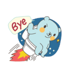 BlueDumb Poo Time [EN]（個別スタンプ：1）