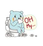 BlueDumb Poo Time [EN]（個別スタンプ：21）