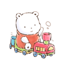 ふわふわのくま(公式)（個別スタンプ：35）