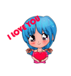 Tachaporn - The Chibi Girl (eng)（個別スタンプ：33）