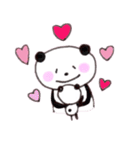 毎日使える！愛しのラブラブパンダセット1（個別スタンプ：4）
