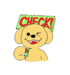 にやりと笑う犬（個別スタンプ：21）