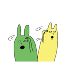 3匹の★のび～るうさぎさん！（個別スタンプ：32）