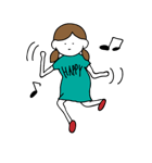無表情女子の日常（個別スタンプ：23）