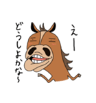 ユニークなお馬ちゃん（個別スタンプ：12）
