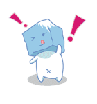 Cubic the inconvenient ice cube..（個別スタンプ：22）