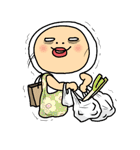 しろめちゃんとおまめさん第二弾（個別スタンプ：29）