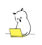 温和な猫たちの日常（個別スタンプ：27）