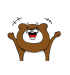 くまとおんな ～友達？マブダチ！編～（個別スタンプ：15）