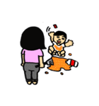 赤ちゃんママちゃん（個別スタンプ：28）