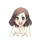わたしとあの子（個別スタンプ：10）