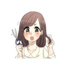 わたしとあの子（個別スタンプ：18）