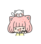 ネコヘアグルガール（個別スタンプ：26）