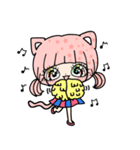 ネコヘアグルガール（個別スタンプ：31）