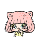 ネコヘアグルガール（個別スタンプ：37）