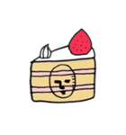 イチゴさんの「おめでとう！」スタンプ。（個別スタンプ：1）