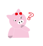 忍者シープ(狼とピンク色豚編)（個別スタンプ：18）