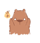 らくがきどうぶつ ～カピバラとネコ～（個別スタンプ：30）