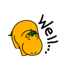 Orange Hippo（個別スタンプ：34）