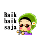 ヒジャブの少女 インドネシア語（個別スタンプ：11）