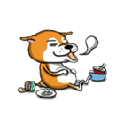 Shiba Dog PanPan's normal life（個別スタンプ：5）