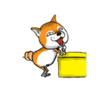 Shiba Dog PanPan's normal life（個別スタンプ：35）