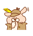 うさぎのシャーロック（個別スタンプ：6）