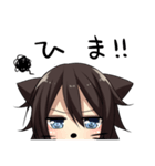 猫系女子スタンプ（個別スタンプ：3）