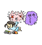 お願い、腹話術！（個別スタンプ：16）