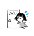 不思議な女の子（個別スタンプ：16）